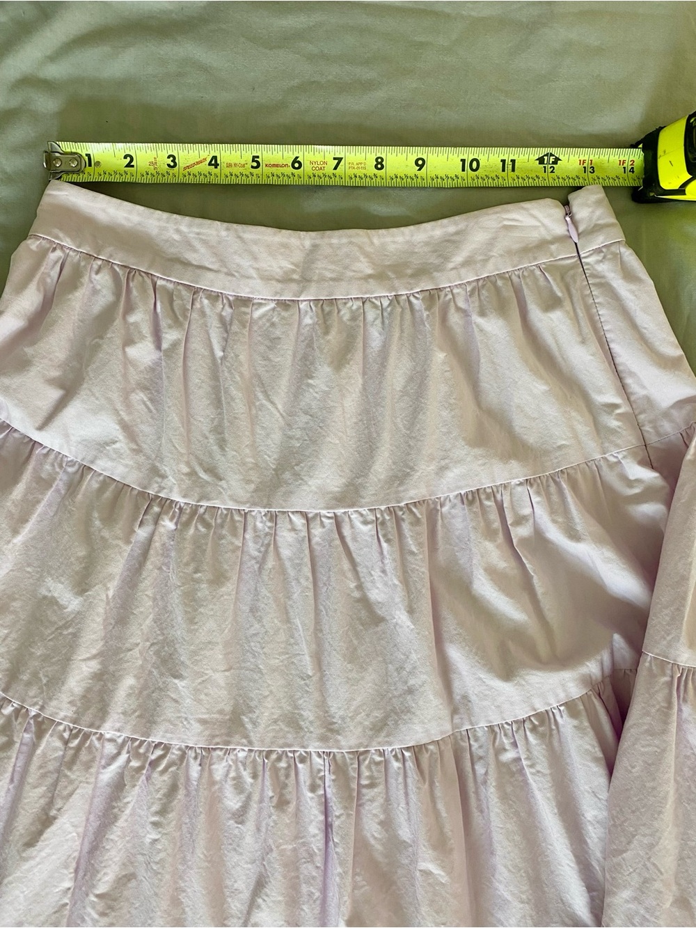 Women’s Tiered Maxi Skirt J.Crew - Light Lavender - Picture 6 of 6